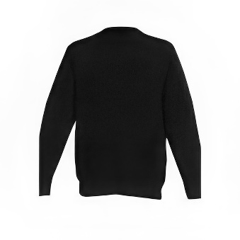 Kid&rsquo;s sweatshirt for printing Colour: black Size: 122 cm
