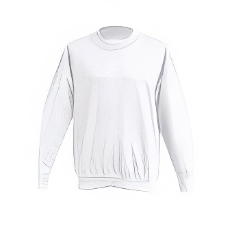 Kid&rsquo;s sweatshirt for printing Colour: white Size: 146 cm