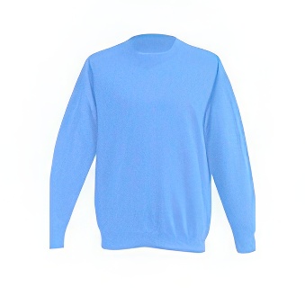 Kid&rsquo;s sweatshirt for printing Colour: light blue Size: 146 cm