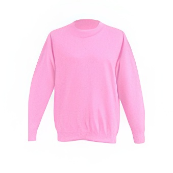 Kid&rsquo;s sweatshirt for printing Colour: pink Size: 110 cm