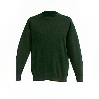 Sweatshirt for Kids for Printing Colour: Bottle Green Size: 122 cm