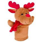 Reindeer hand puppet suitable for printing