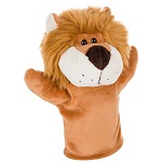 Lion hand puppet suitable for printing