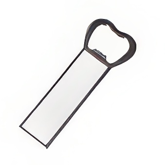 Metal bottle opener with magnet for sublimation and engraving 9,8 x 2,3 cm