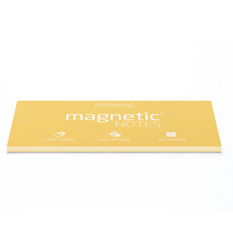 Magnetic notes pastel yellow 20 x 10 cm