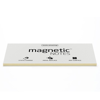 Magnetic notes transparent 20 x 10 cm