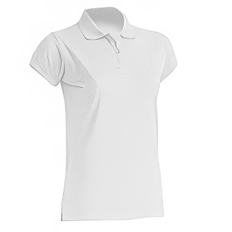 T-shirt Polo standard damski Kolor: biały Rozmiar: S