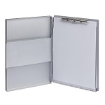 Aluminium clipboard MAULassist with storage box