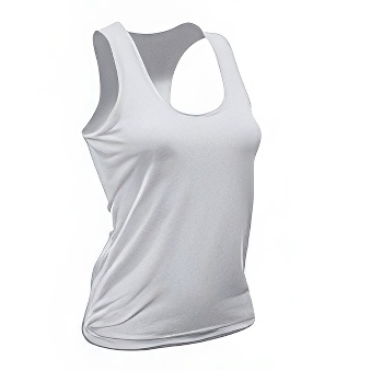 Sleeveless T-shirt for sublimation Colour: white Size: L