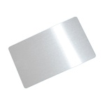 Aluminium business card - silver