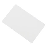 Aluminium business card - white