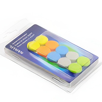 Neodymium magnets silicone, 18 mm