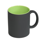 Matte color changing sublimation and engraving mug with color inside