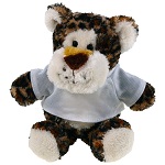 Teddy panther with a white T-shirt for sublimation