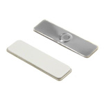 Elements for making pin badges with neodymium magnet - rectangle
