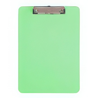 Clipboard - Plastic, Transparent Writing Pad MAUL Neon, neon green