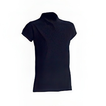 T-shirt Polo standard damski Kolor: granatowy Rozmiar: XL