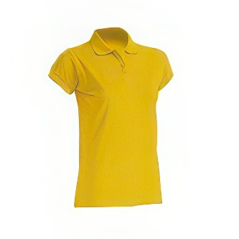 T-shirt Polo standard damski Kolor: żółty Rozmiar: M