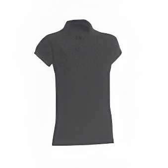 T-shirt Polo standard damski Kolor: grafitowy Rozmiar: XL