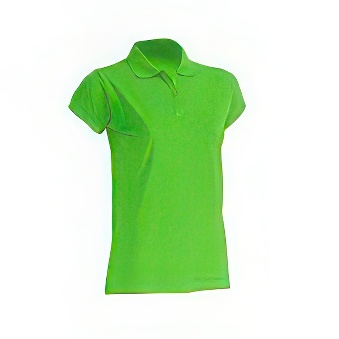 T-shirt Polo standard damski Kolor: jasnozielony Rozmiar: M