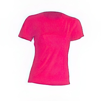 Sport T-shirt lady Colour: pink neon Size: L