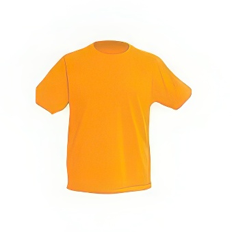 Sport T-shirt for children Colour: orange neon Size: 122 - 128 cm