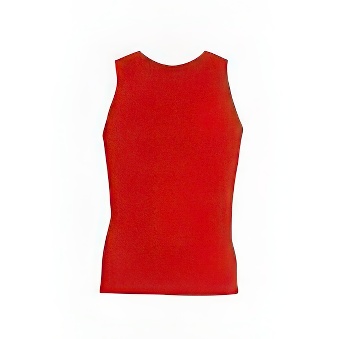 Sleeveless Sport T-shirt for man Colour: red Size: L