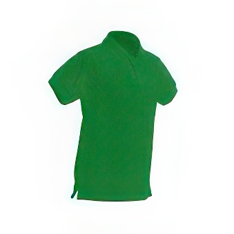 Kids T-shirt Polo Standard for printing Colour: dark green Size: 134 - 140 cm