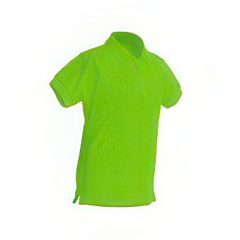 Kids T-shirt Polo Standard for printing Colour: light green Size: 134 - 140 cm