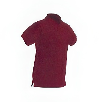 Kids T-shirt Polo Standard for printing Colour: claret Size: 134 - 140 cm