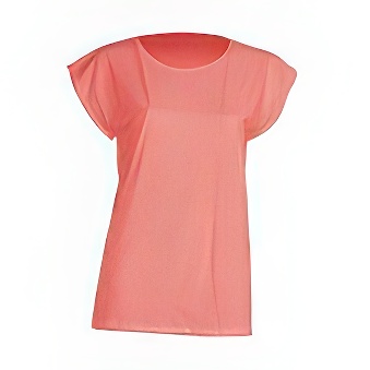 Women T-shirt Tobago for printing Colour: coral Size: S