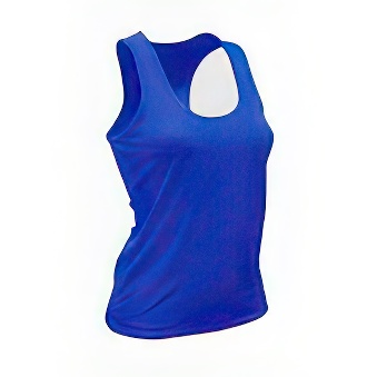Sleeveless Sport T-shirt Colour: blue Size: M