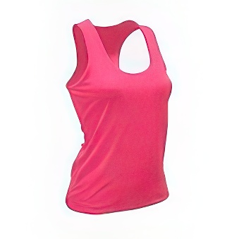 Sleeveless Sport T-shirt Colour: pink neon Size: L