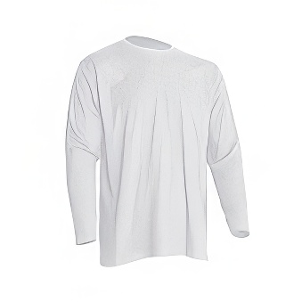 Longsleeve T-shirt for printing Colour: white Size: M