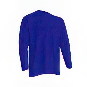 Longsleeve T-shirt for printing Colour: blue Size: XL