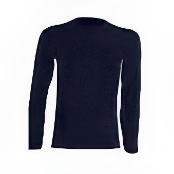 Kids Longsleeve T-shirt for printing Colour: navy blue Size: 134 - 140 cm