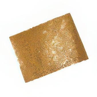 Two-color thermo sequins for sublimation, colour - gold