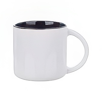 Kubek do sublimacji - czarne wnętrze, 400 ml