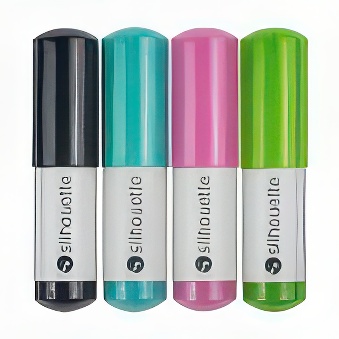 Sketch Pen Set Silhouette Cameo 5A - Glitter, 4 Colors