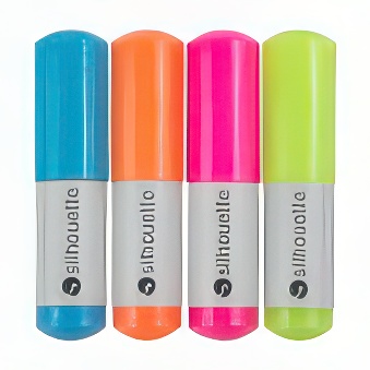 Sketch Pen Set Silhouette Cameo 5A - Neon, 4 Colors