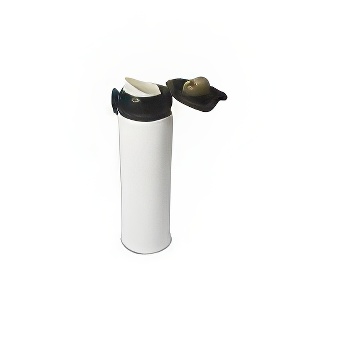 Metal thermal bottle for sublimation and engraving, white, 500 ml
