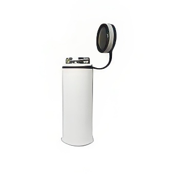 Metal thermal bottle with lid for sublimation and engraving, white, 550 ml