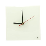 Glass clock for sublimation - square