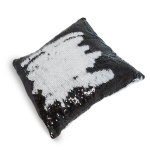 Cushion cover with two-color thermo sequins for sublimation
