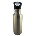 Metal bottle with mouthpiece for sublimation and engraving