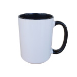 Inside and handle color sublimation mug - big