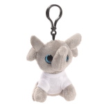Key ring plushy elephant with t-shirt for printing