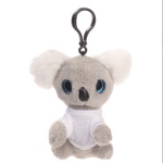 Key ring Plushy Koala with T-shirt for printing