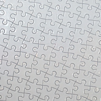 Puzzle for sublimation 96 elements 28x19 cm