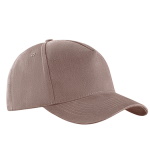 Peaked cap 5-panels with metal clip